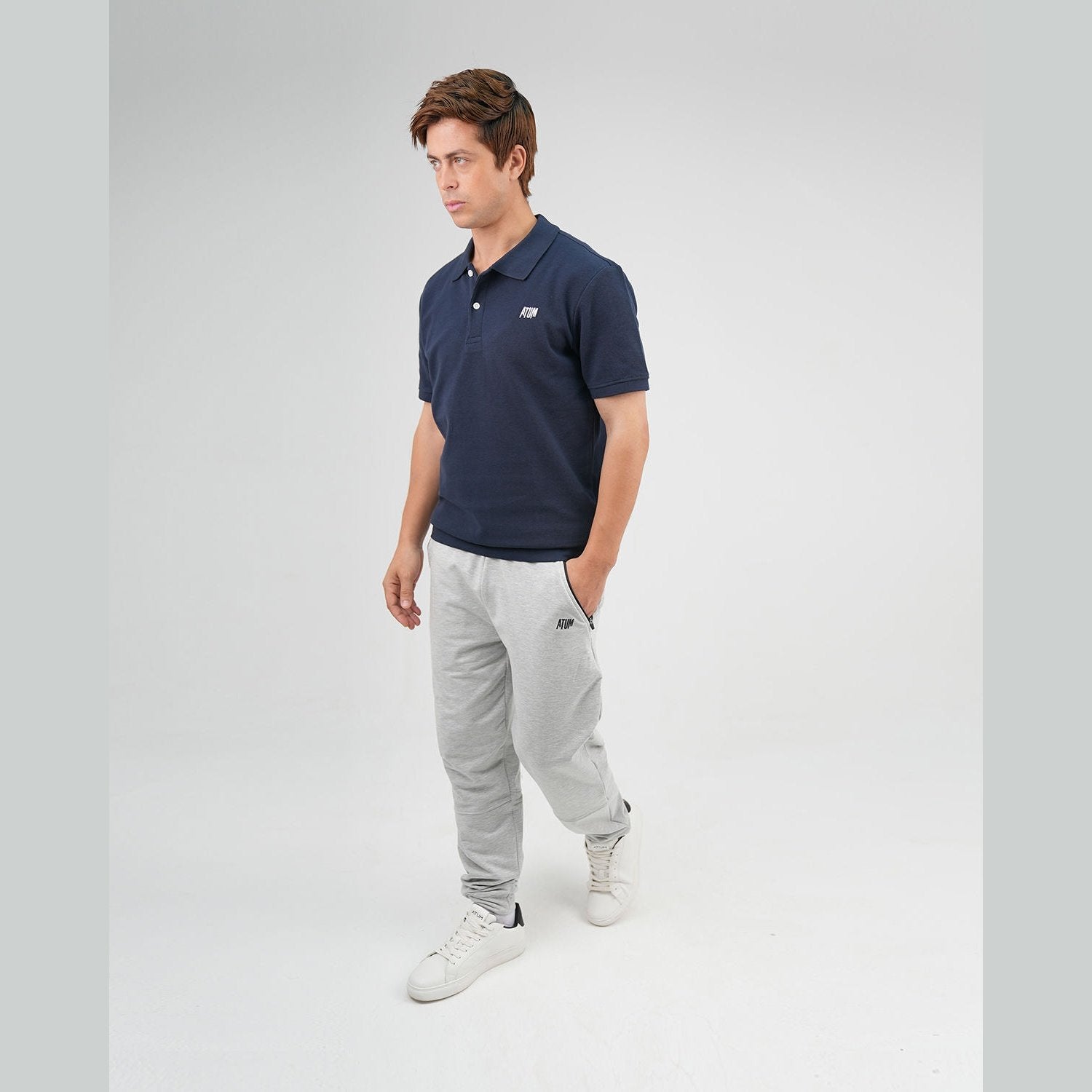 ATUM| Regular Fit Men's Polo T-Shirt - Navy