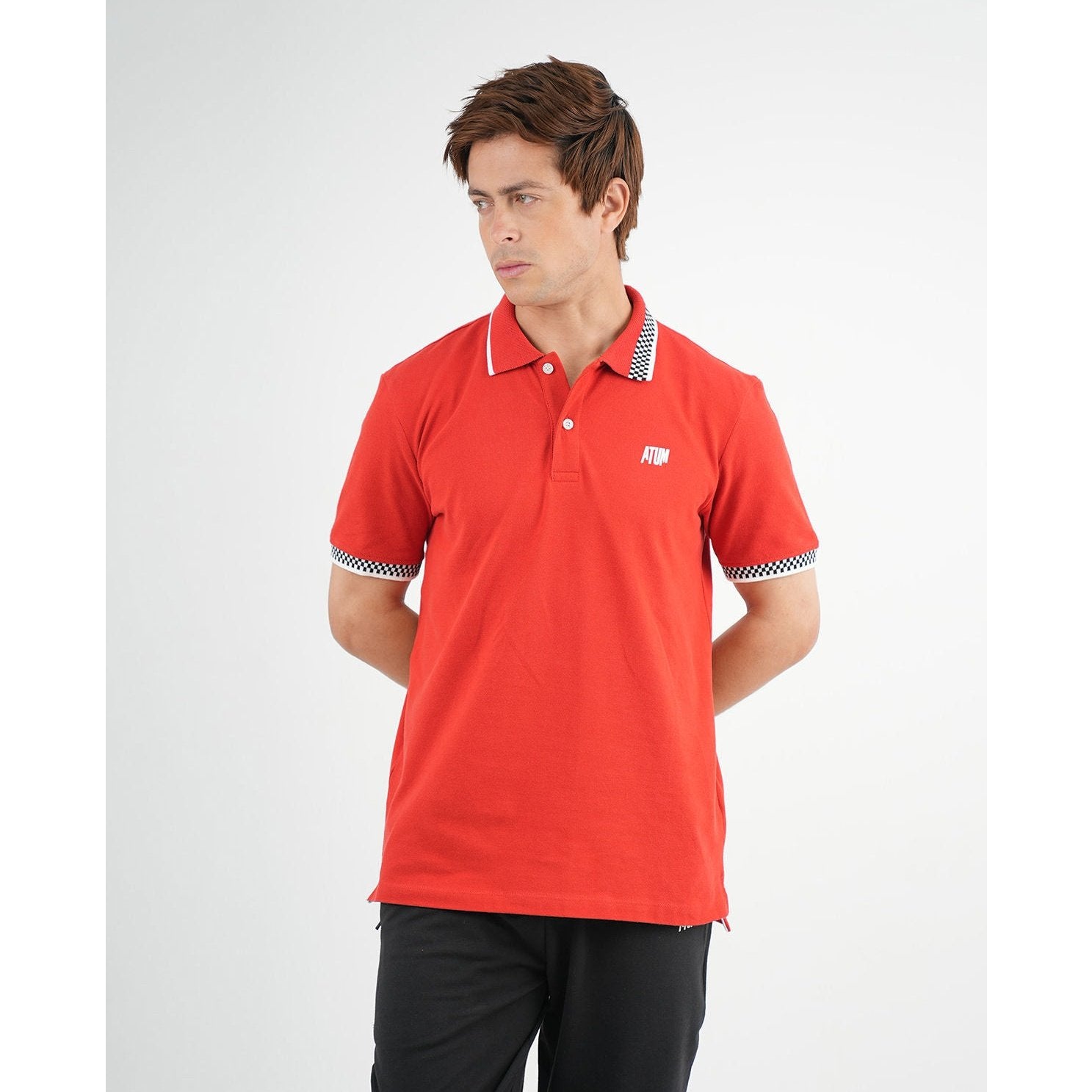 ATUM| Clashflex Men's Polo Shirt - Red