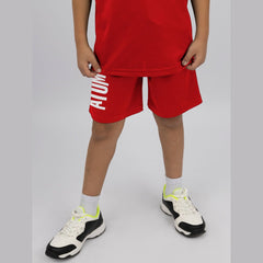 Atum Boy's Graphic Logo Sports Shorts