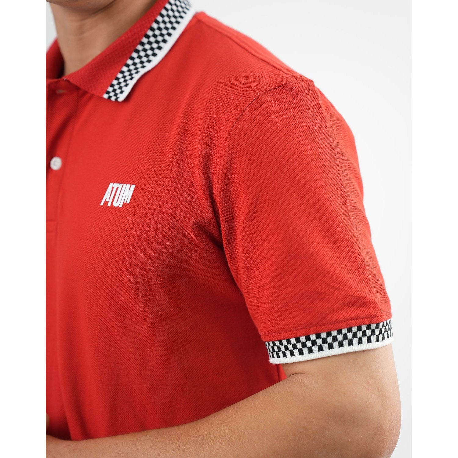 ATUM| Clashflex Men's Polo Shirt - Red