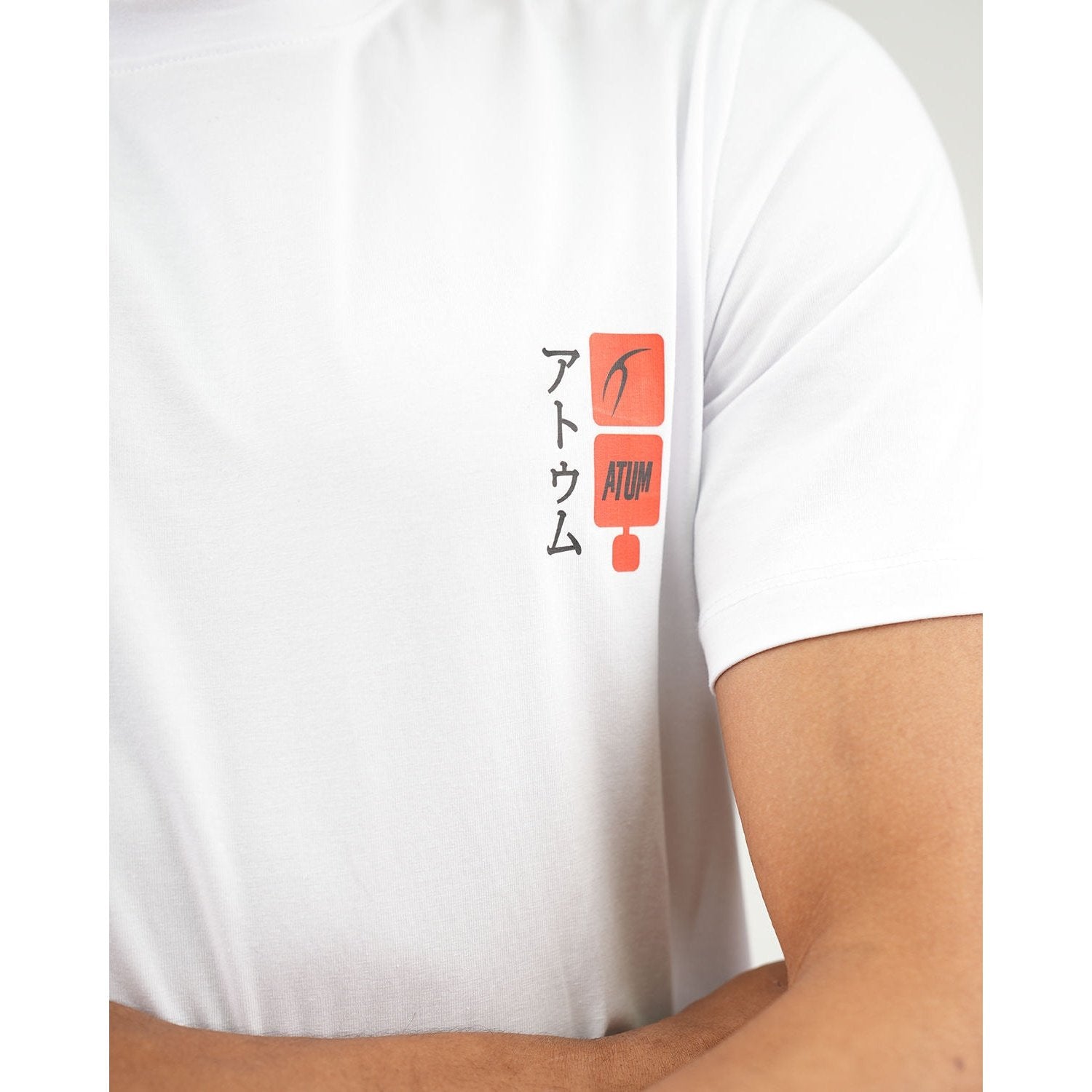 ATUM| Cobra Strike Graphic Men's Tee - White with atum's logo