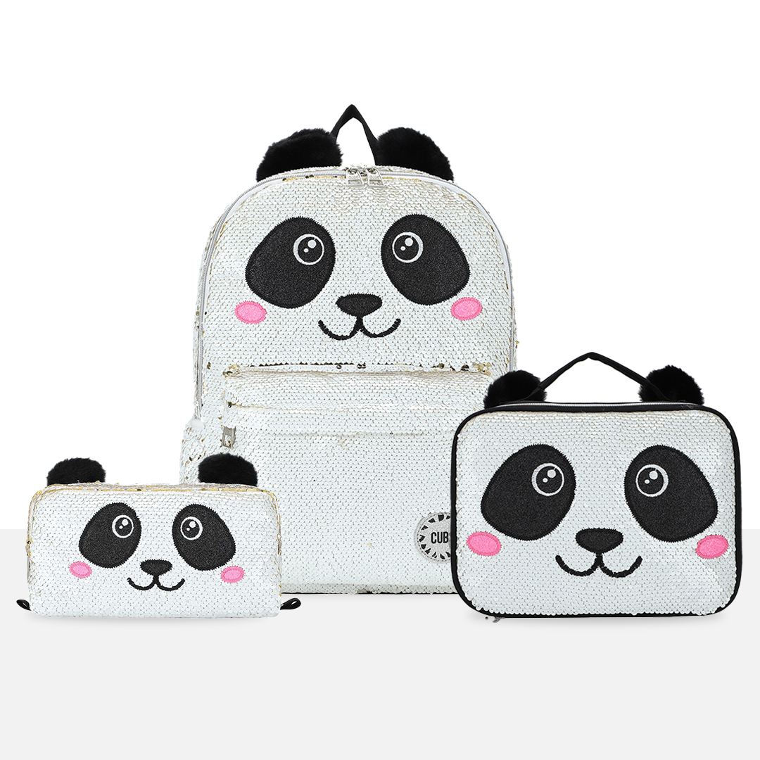 Panda Sequin Bag Backpack