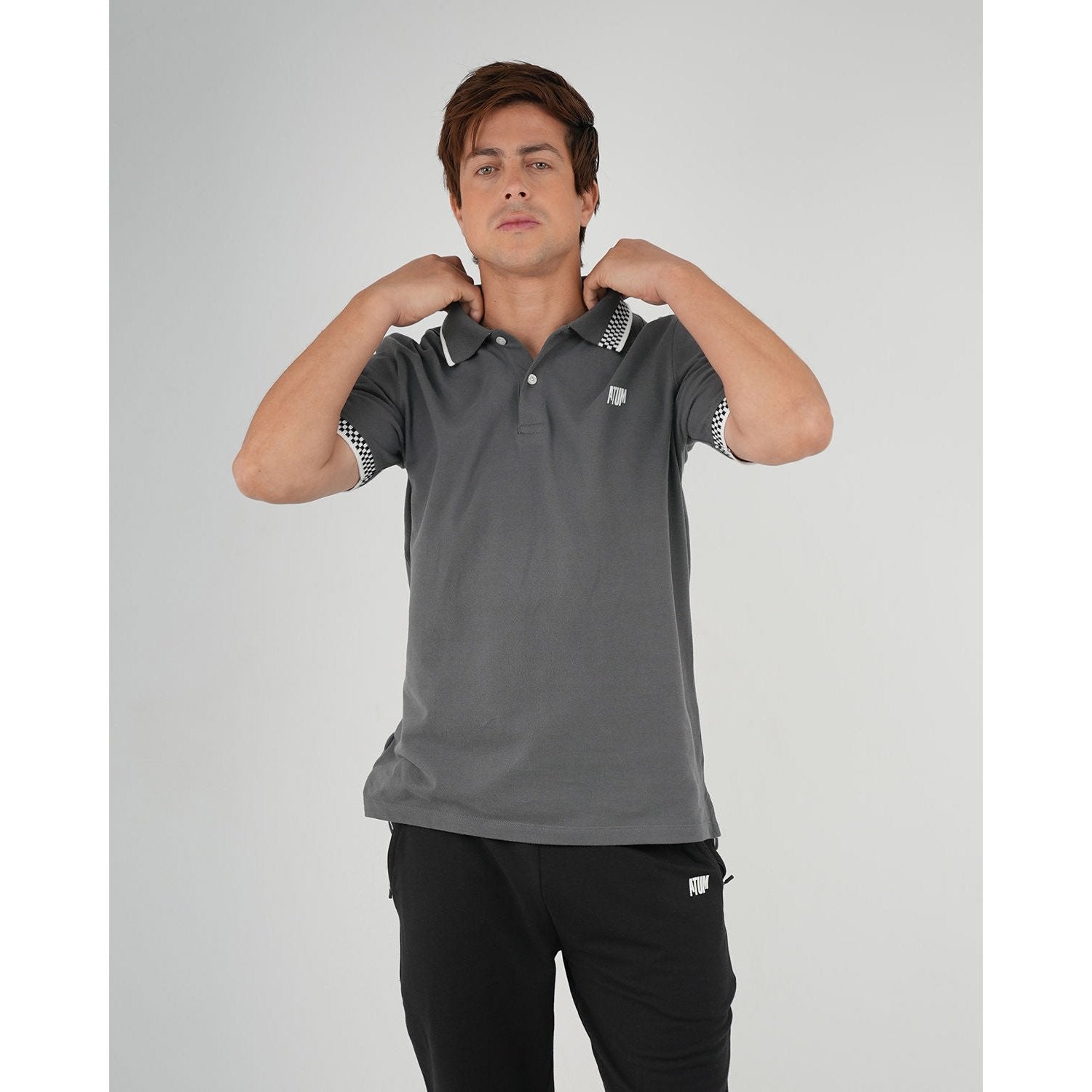 ATUM| Clashflex Men's Polo Shirt - Gray