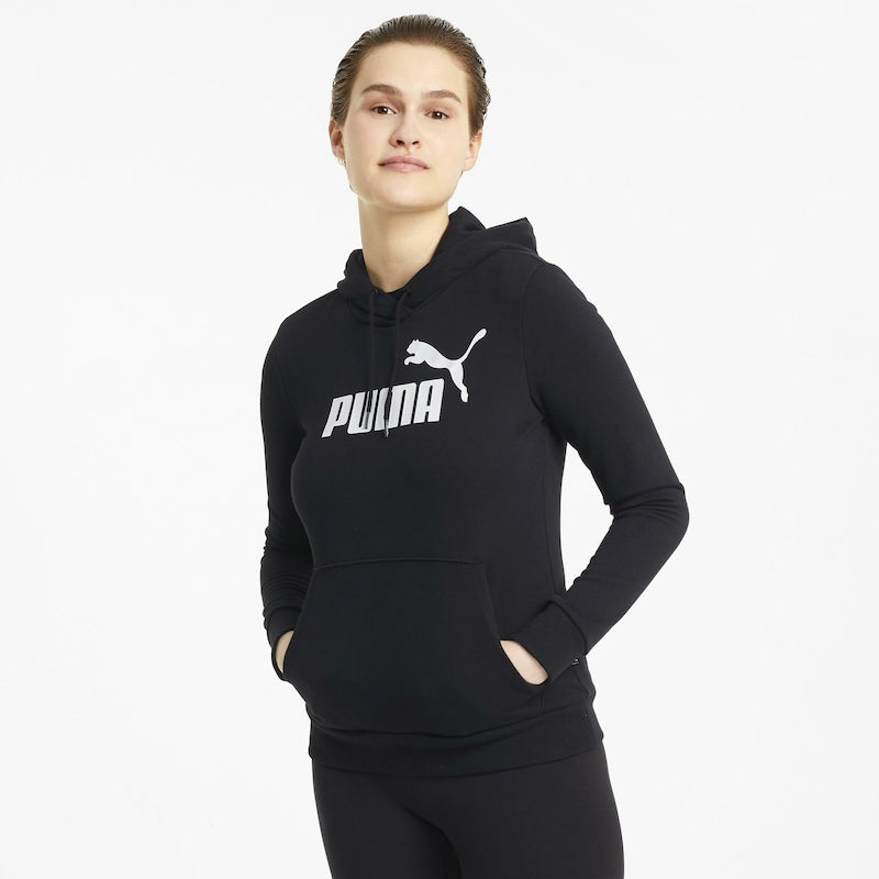 Ess Logo Hoodie Tr Puma Black