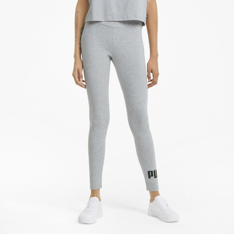 Ess Logo Leggings Light Gray Heather