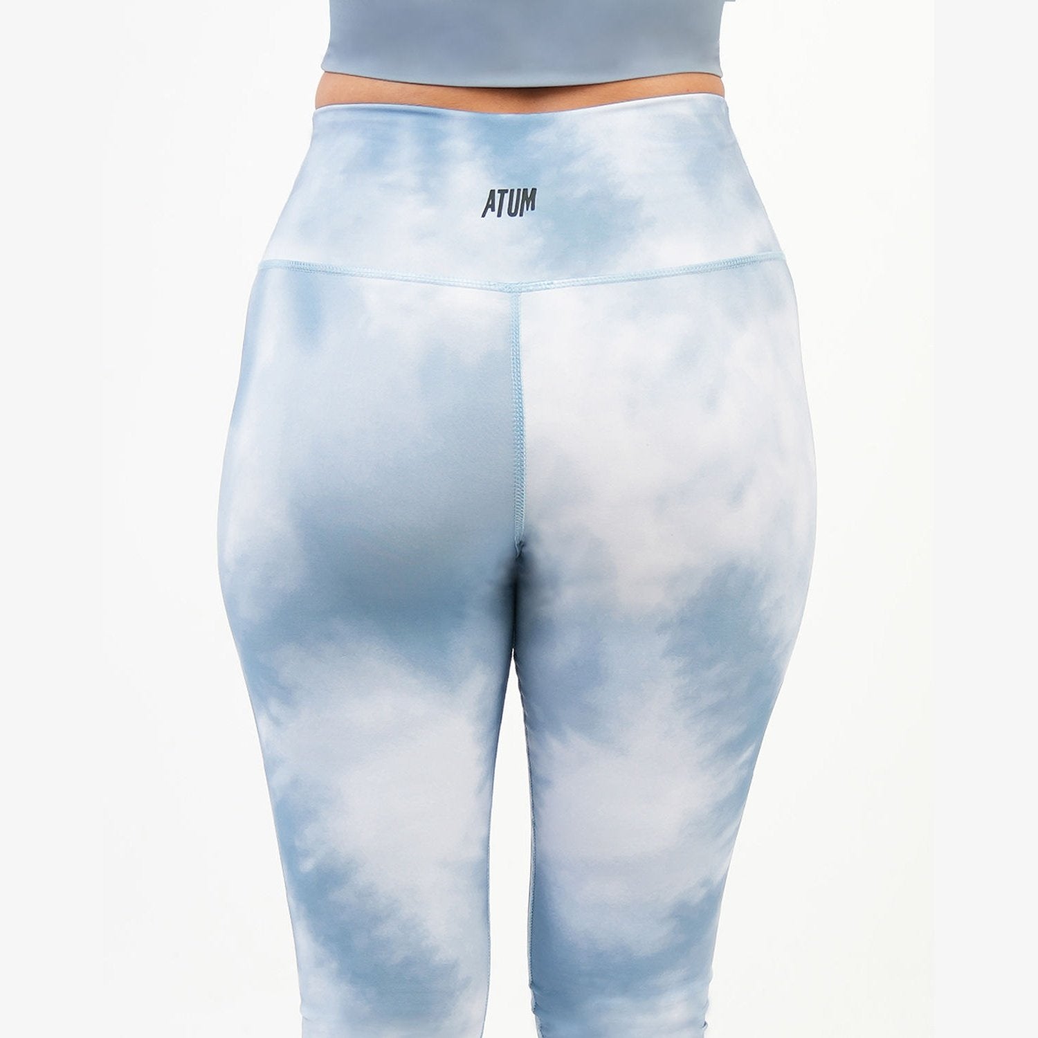 ATUM| Yoga Printed Women's Leggings - Blue