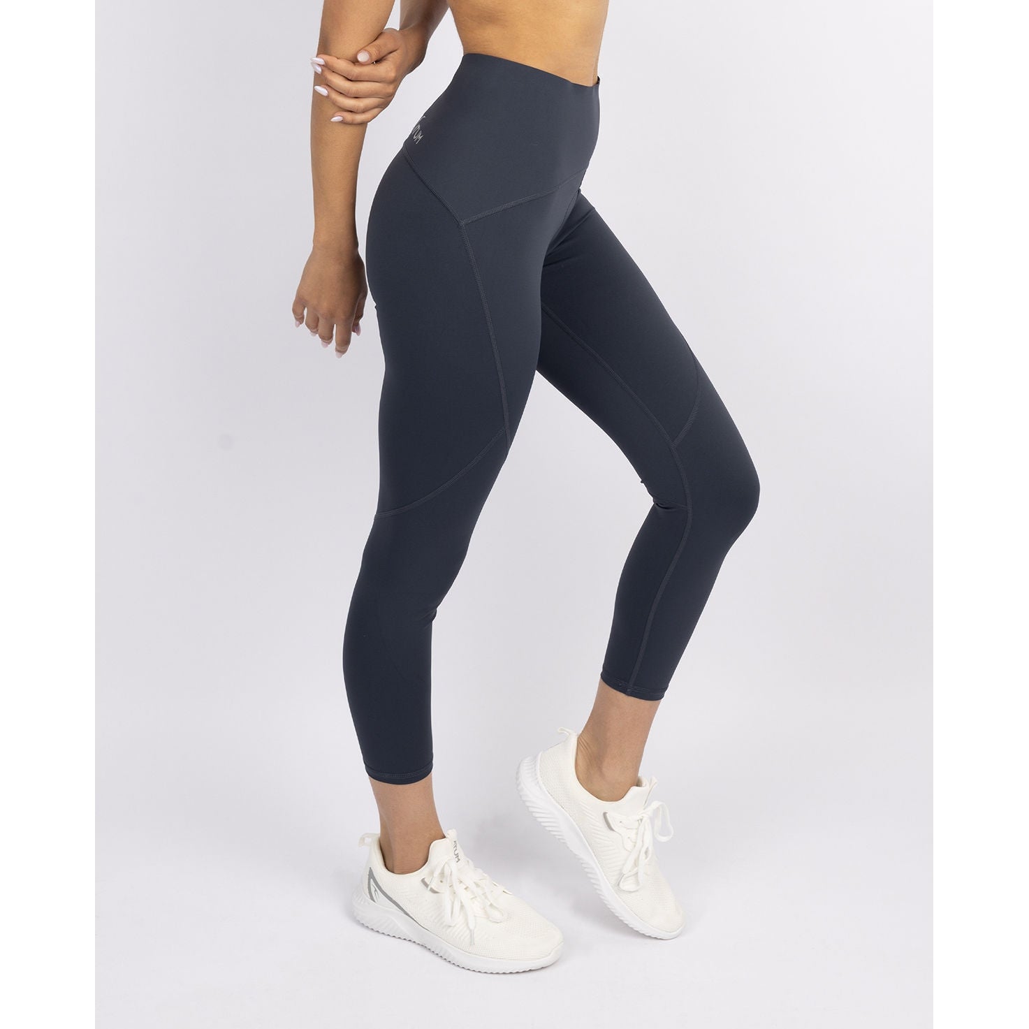 Premium High-Waisted Women's Leggings - Dust Navy