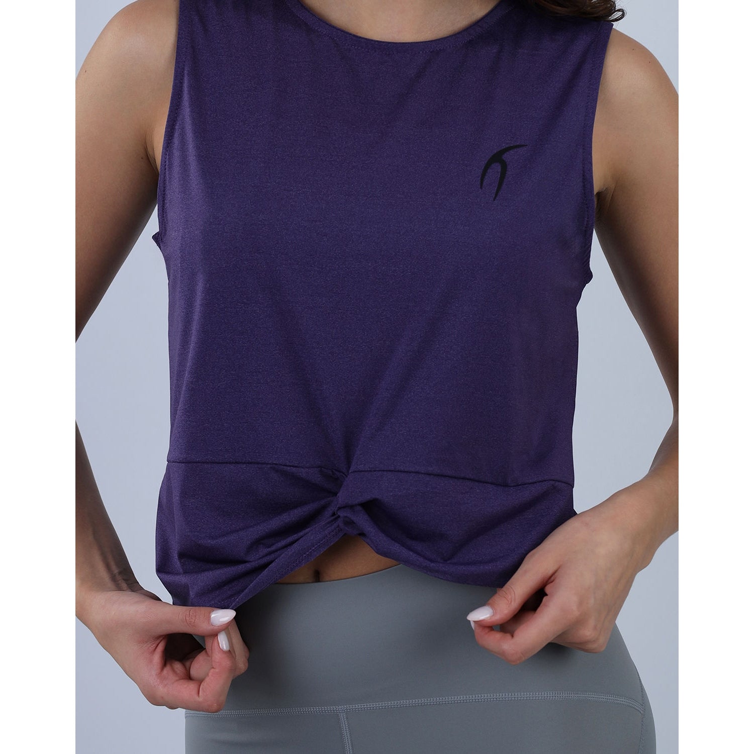 YOGA Twist Cropped Tank Top