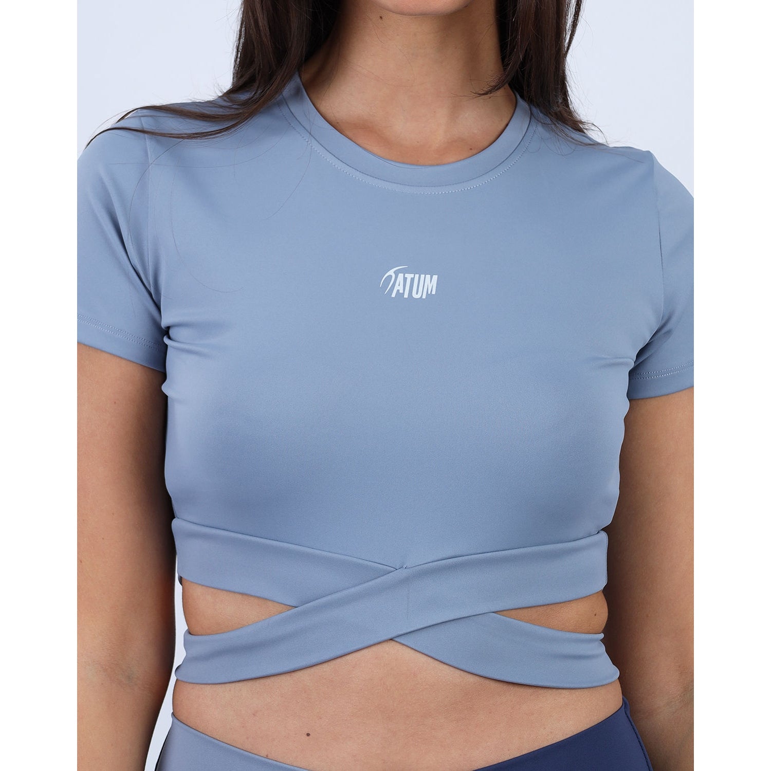 Twisted Short Sleeves Women's Crop Tee