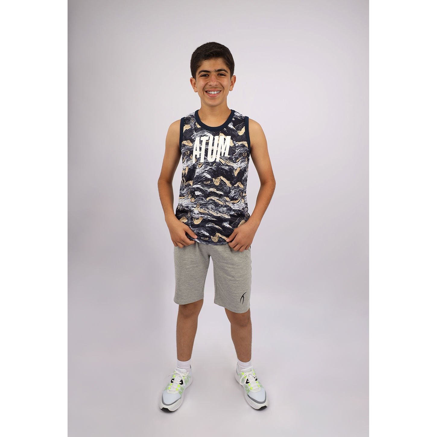 Atum Boy's Printed Tank Top