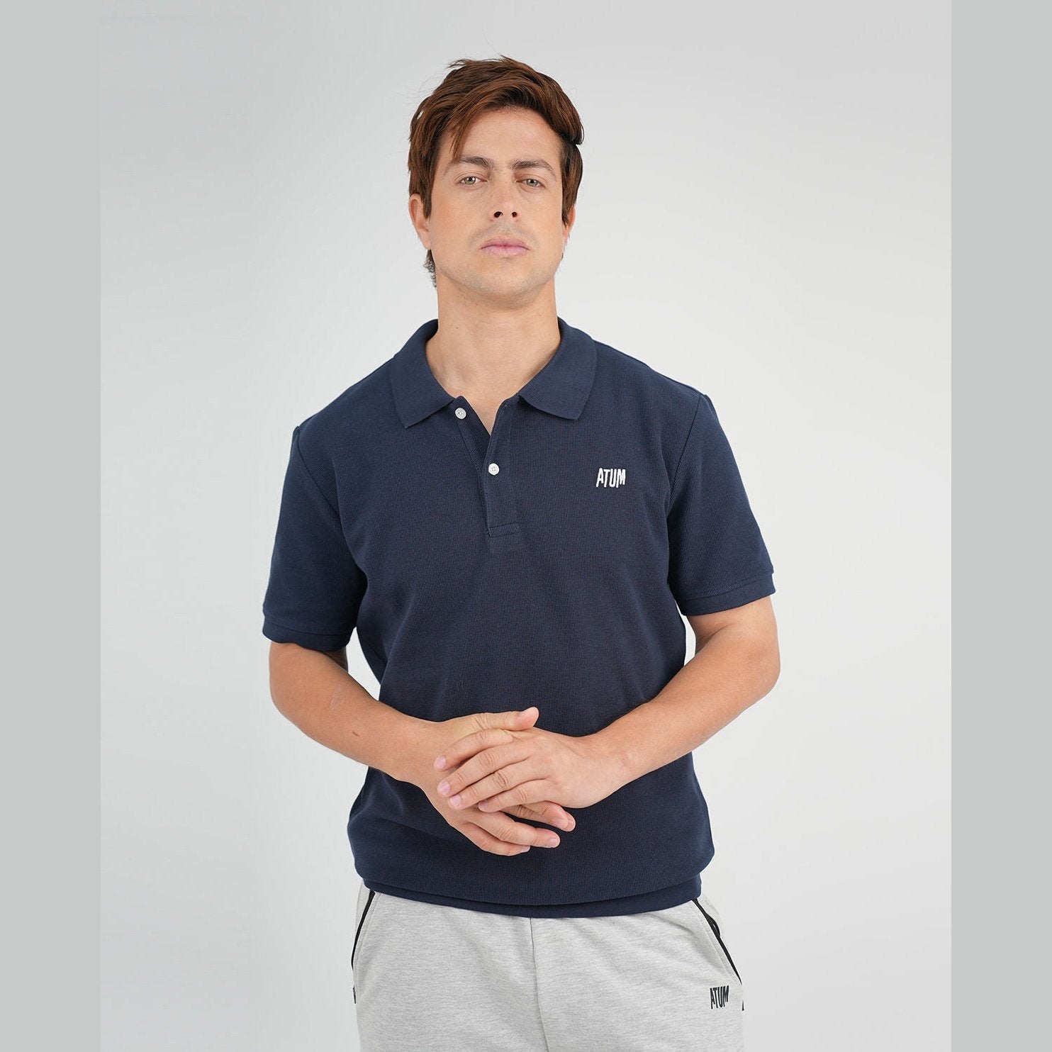 ATUM| Regular Fit Men's Polo T-Shirt - Navy