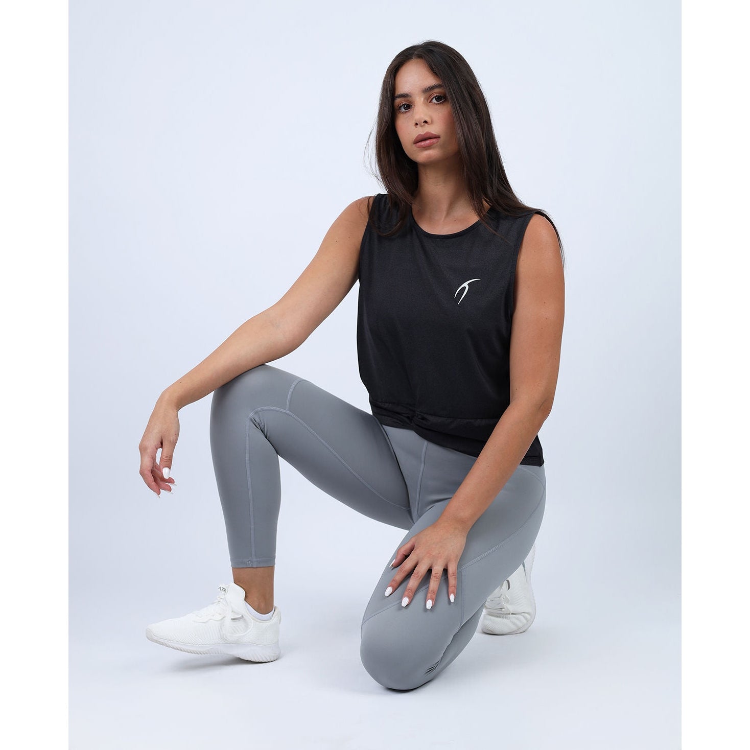 YOGA Twist Cropped Tank Top