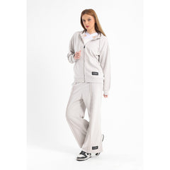 Chill oversized zip up set in grey