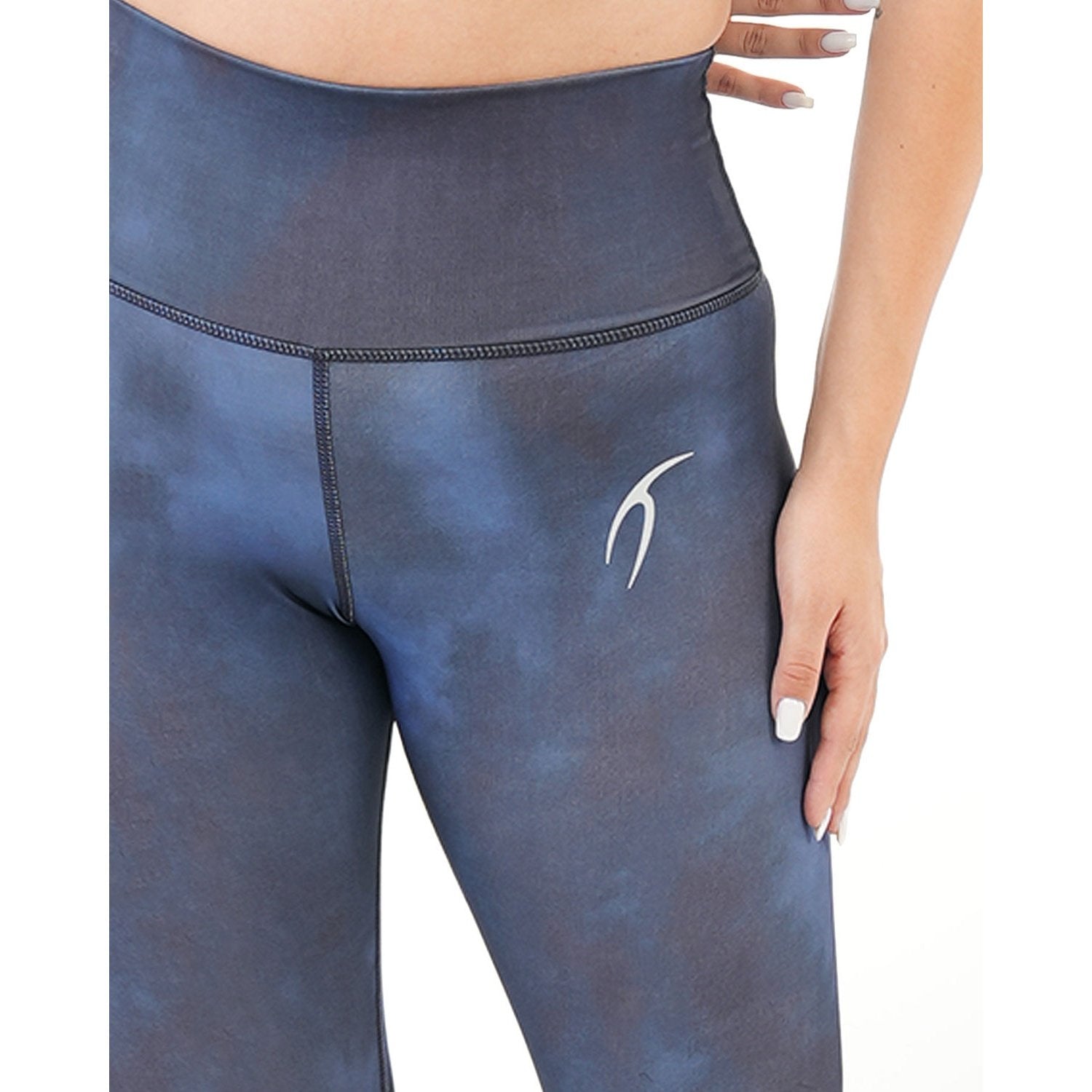 ATUM| Yoga Printed Women's Leggings - Navy