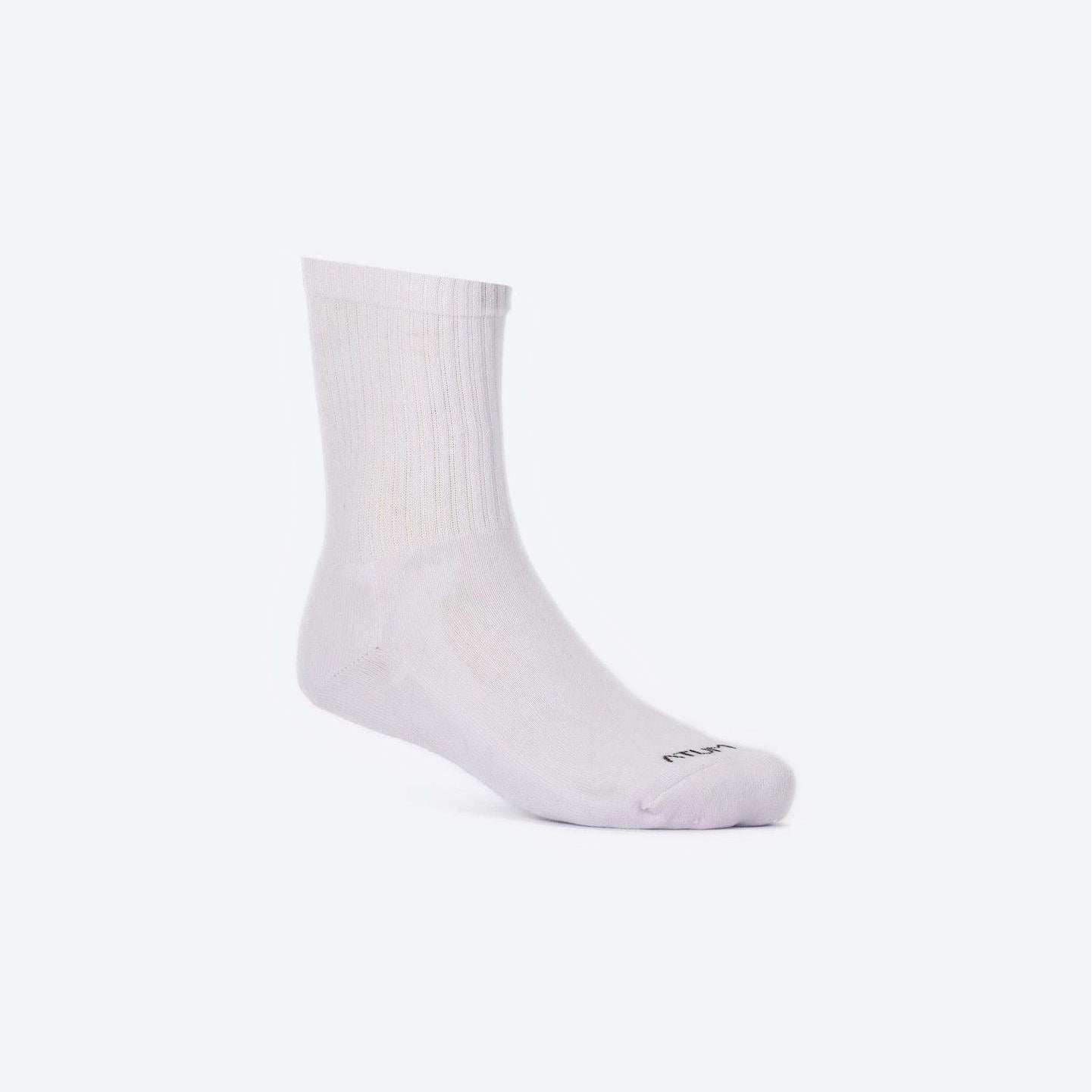 ATUM| Kids Mid-Crew Training Socks - white