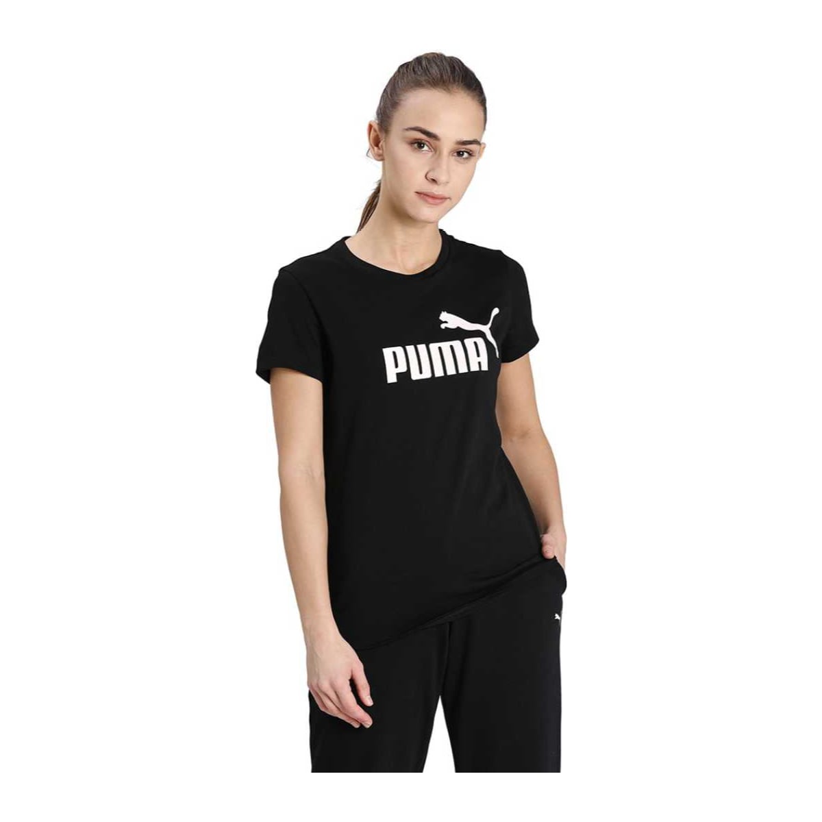 Ess Logo Tee Puma Black