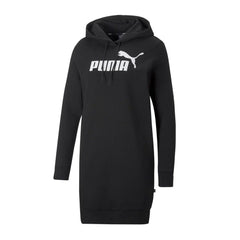 Ess Logo Hooded Dress Fl Puma Black