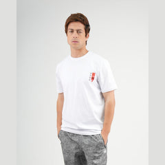 ATUM| Cobra Strike Graphic Men's Tee - White with red cobra print