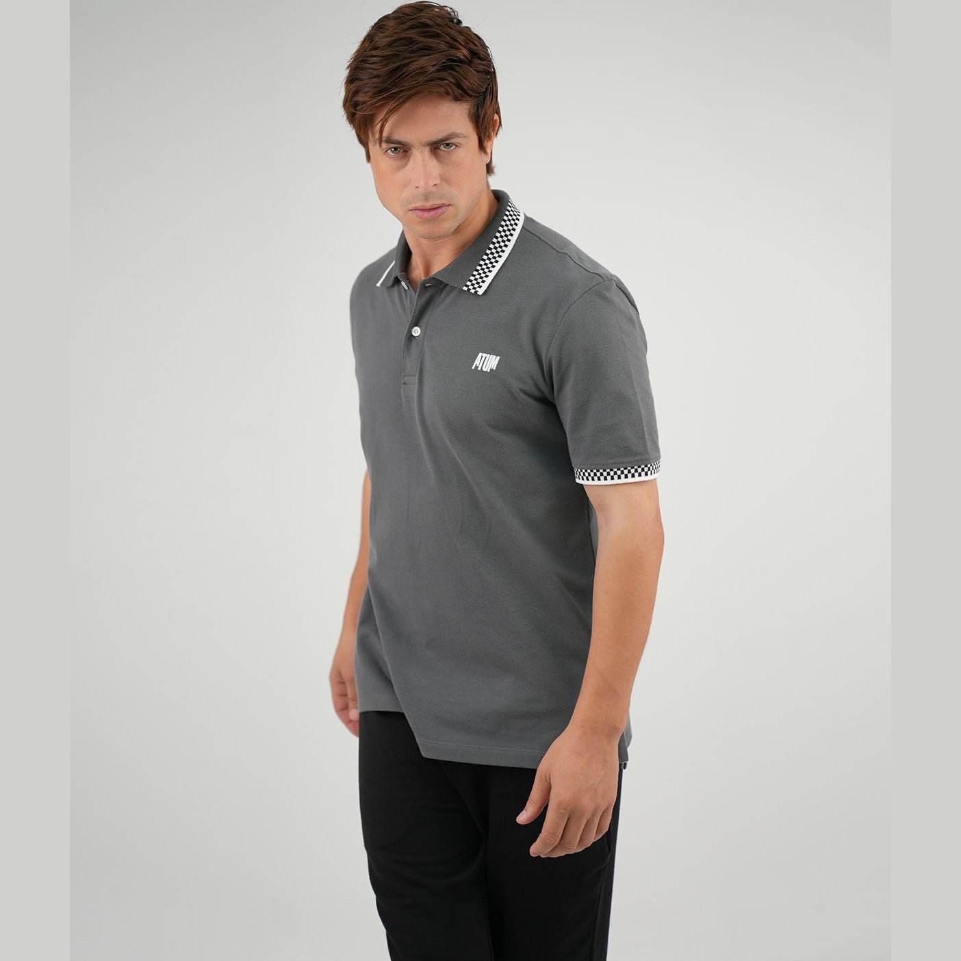 ATUM| Clashflex Men's Polo Shirt - Gray