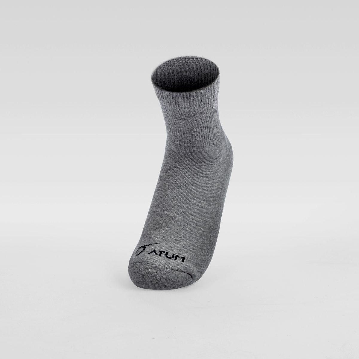 ATUM| Kids Mid-Crew Socks - Pack of 3 - gray