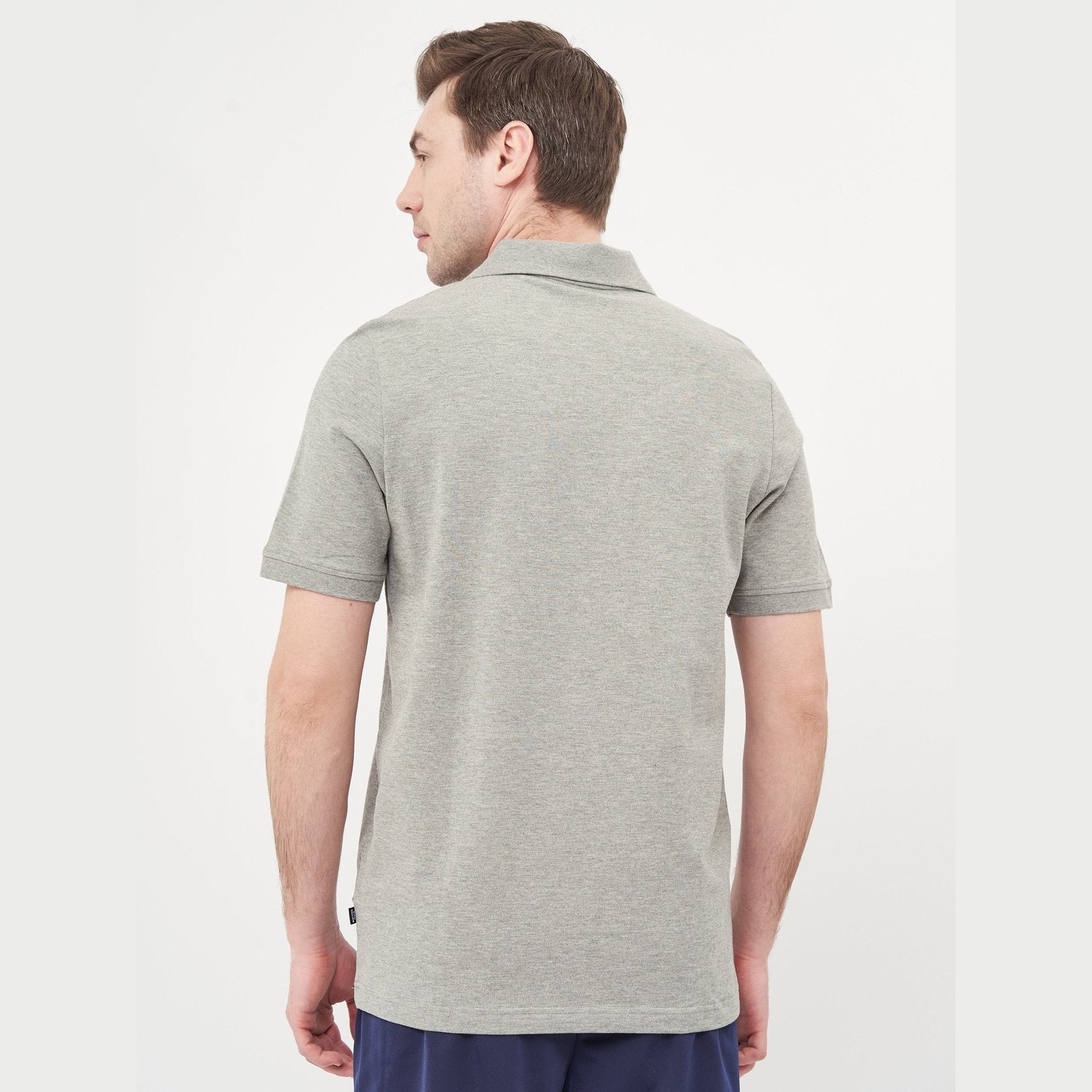 Ess Pique Polo Medium Gray Heather