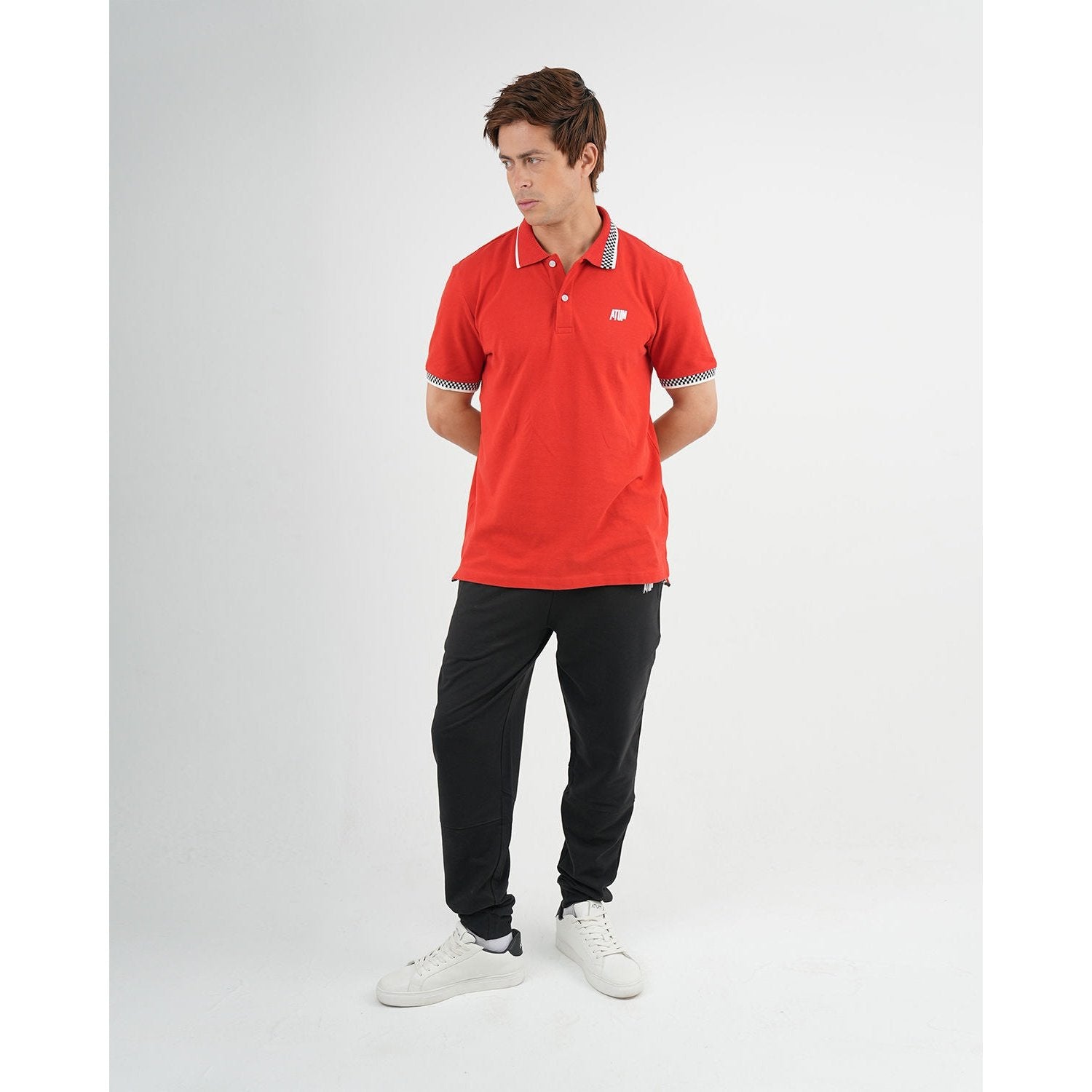 ATUM| Clashflex Men's Polo Shirt - Red