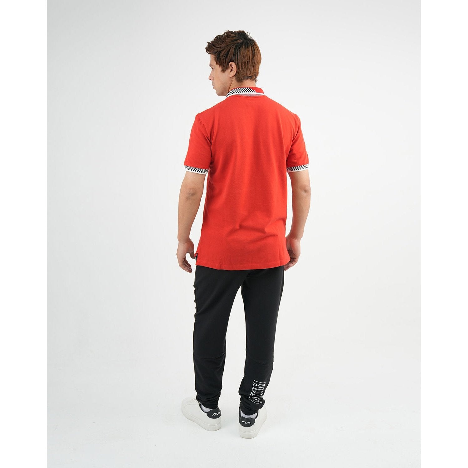 ATUM| Clashflex Men's Polo Shirt - Red