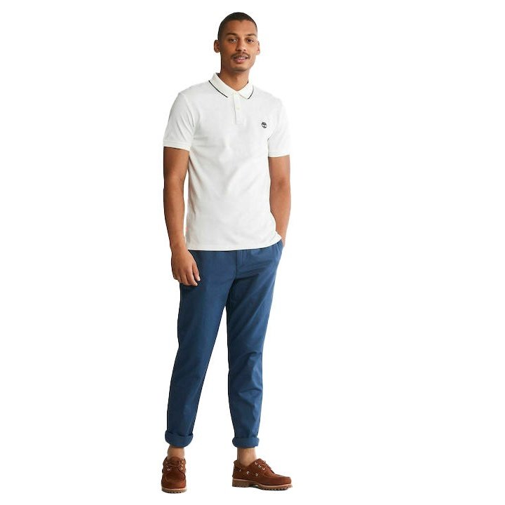 SS MILLERS RIVER COLLAR NECK PRINT POLO (SF)