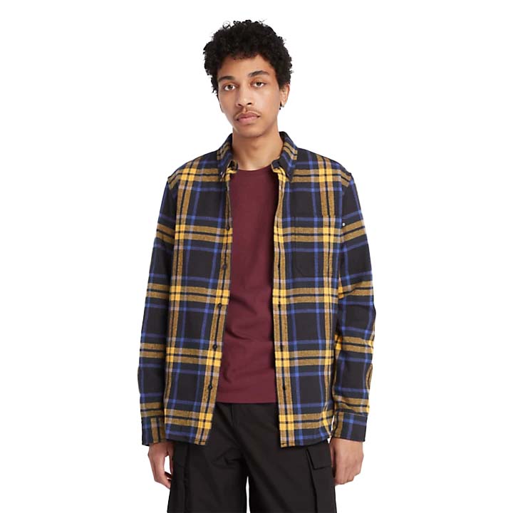 LS HEAVY FLANNEL PLAID SHIRT REGULAR