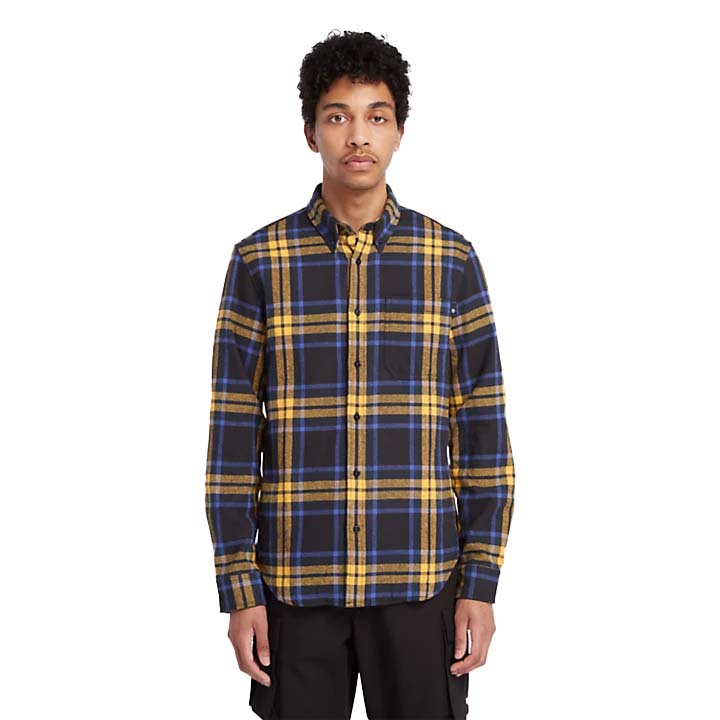 LS HEAVY FLANNEL PLAID SHIRT REGULAR