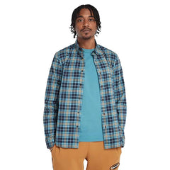 LS STRETCH POPLIN TARTAN SHIRT SLIM