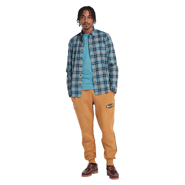 LS STRETCH POPLIN TARTAN SHIRT SLIM