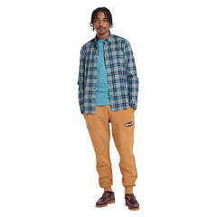 LS STRETCH POPLIN TARTAN SHIRT SLIM