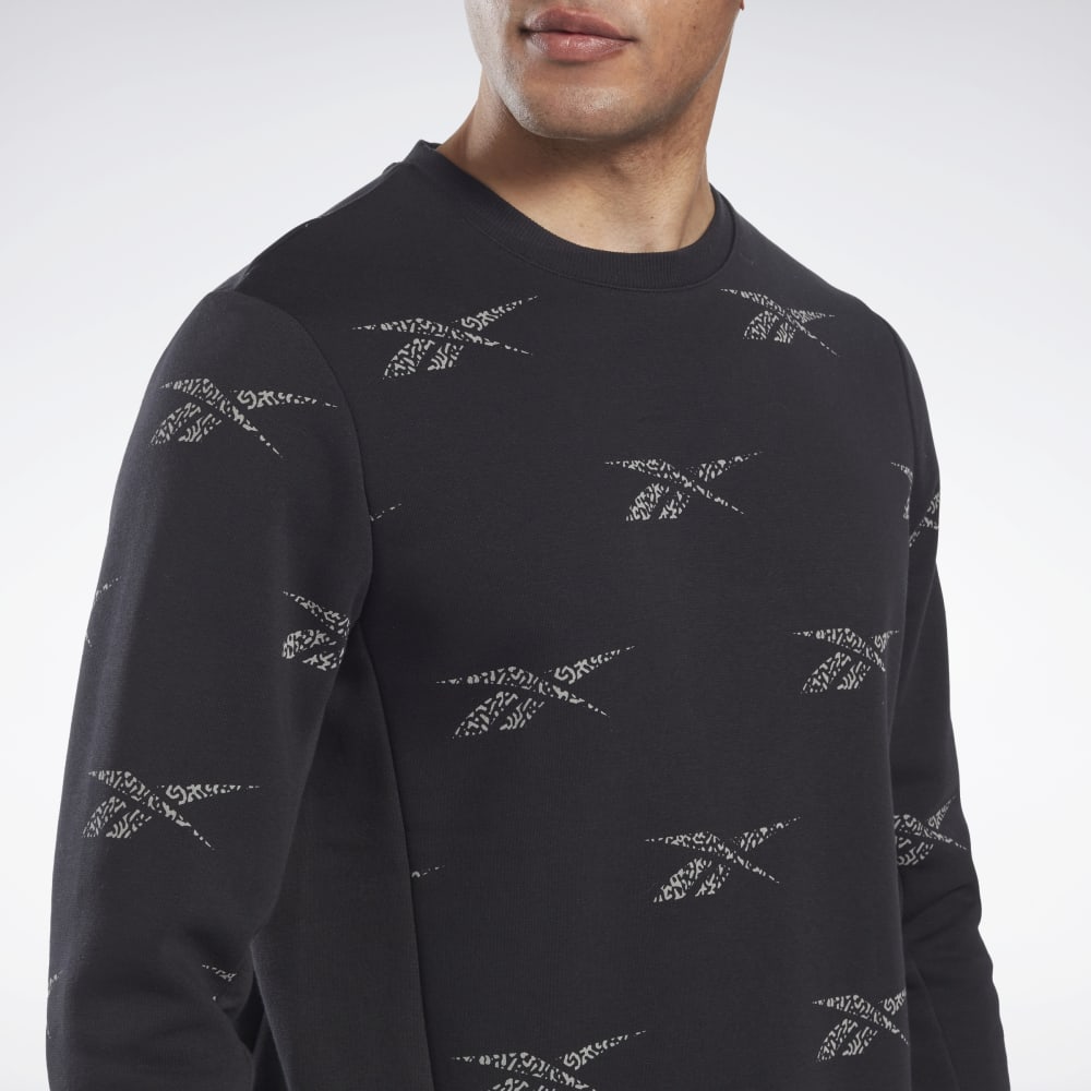 Reebok Identity Vector Fleece Crew Sweatshirt