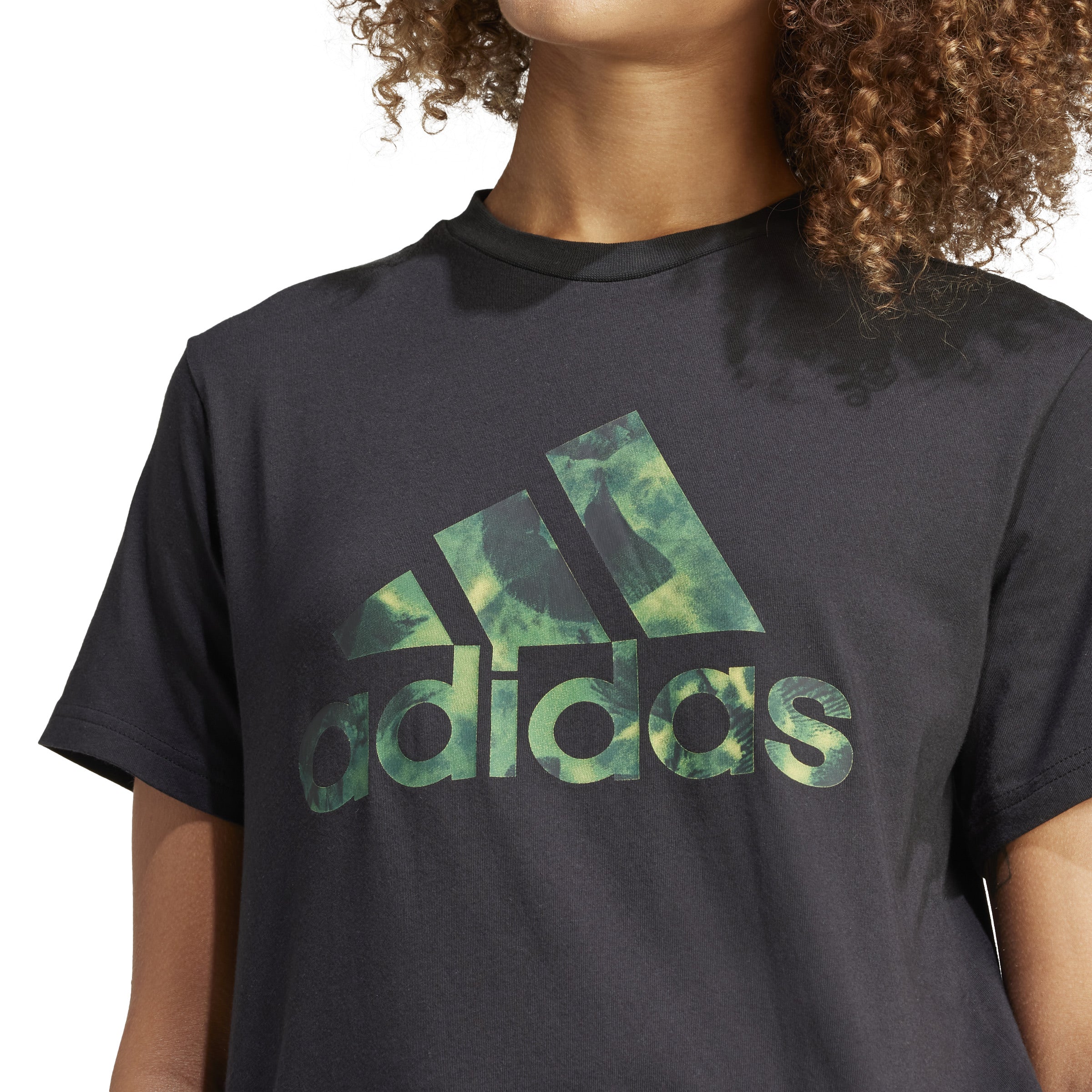 Adidas Floral Graphic Big Logo Tee