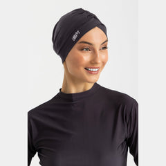 Sleek Swim Turban - Silver Midnight