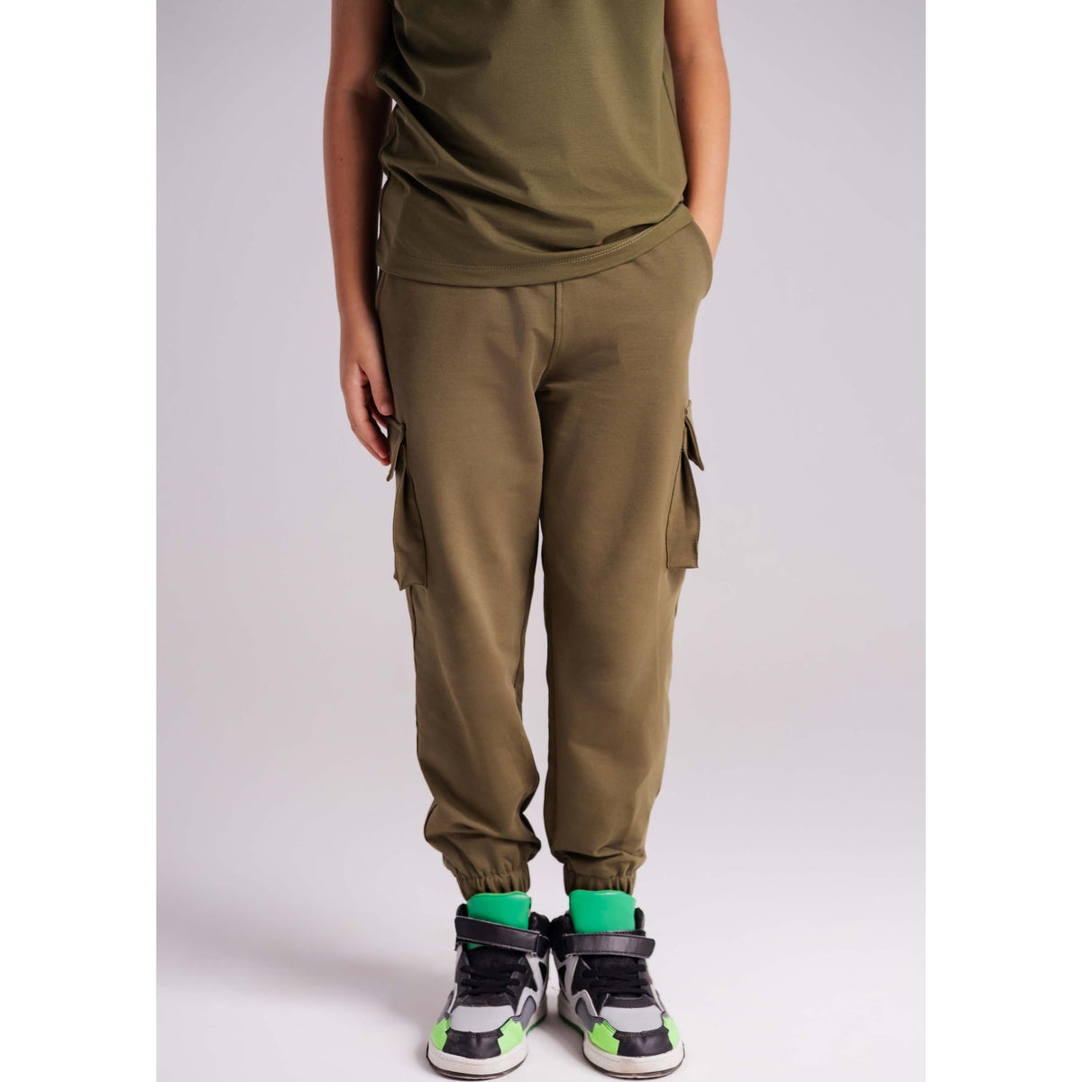 Boys Cargo Sweatpants