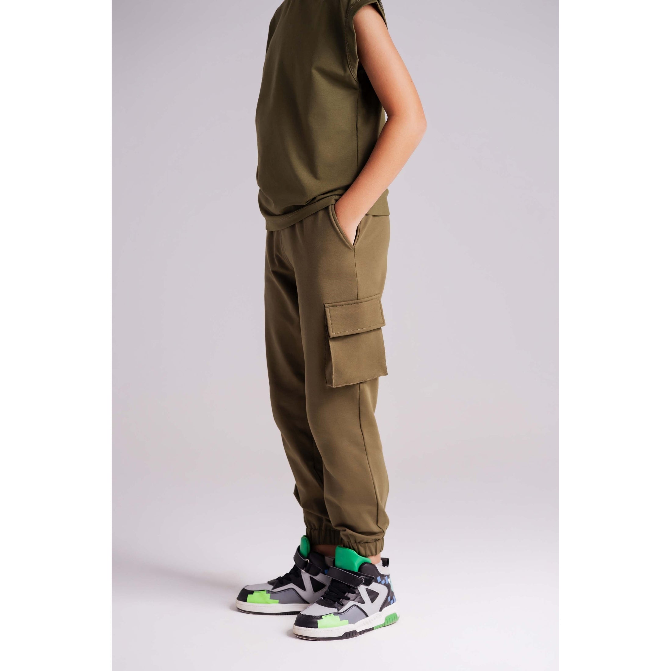 Boys Cargo Sweatpants