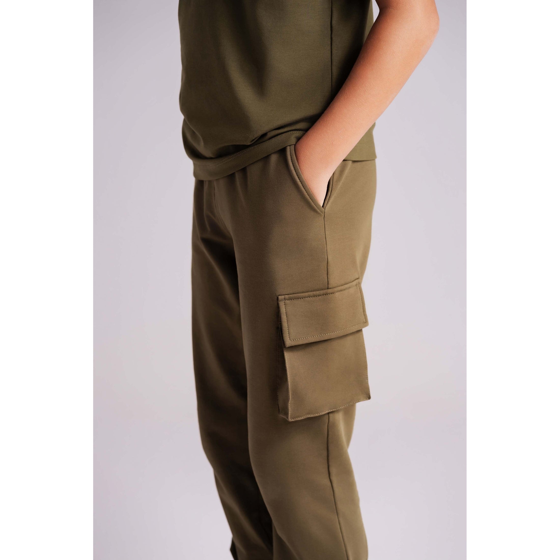 Boys Cargo Sweatpants