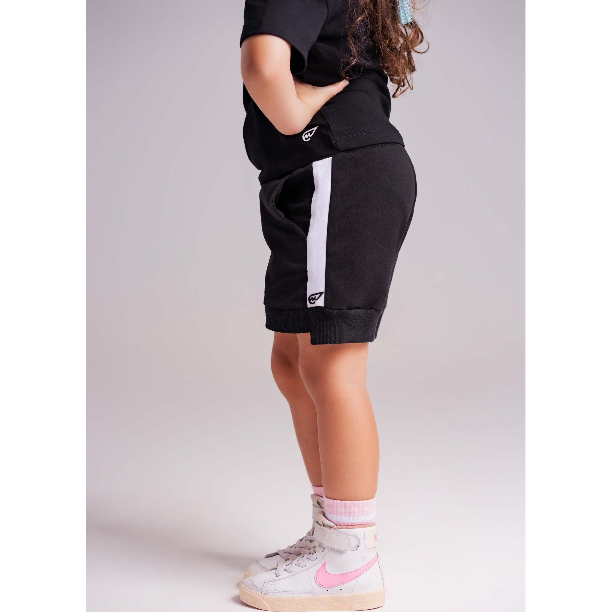 Girls StripeEase Athletic Shorts