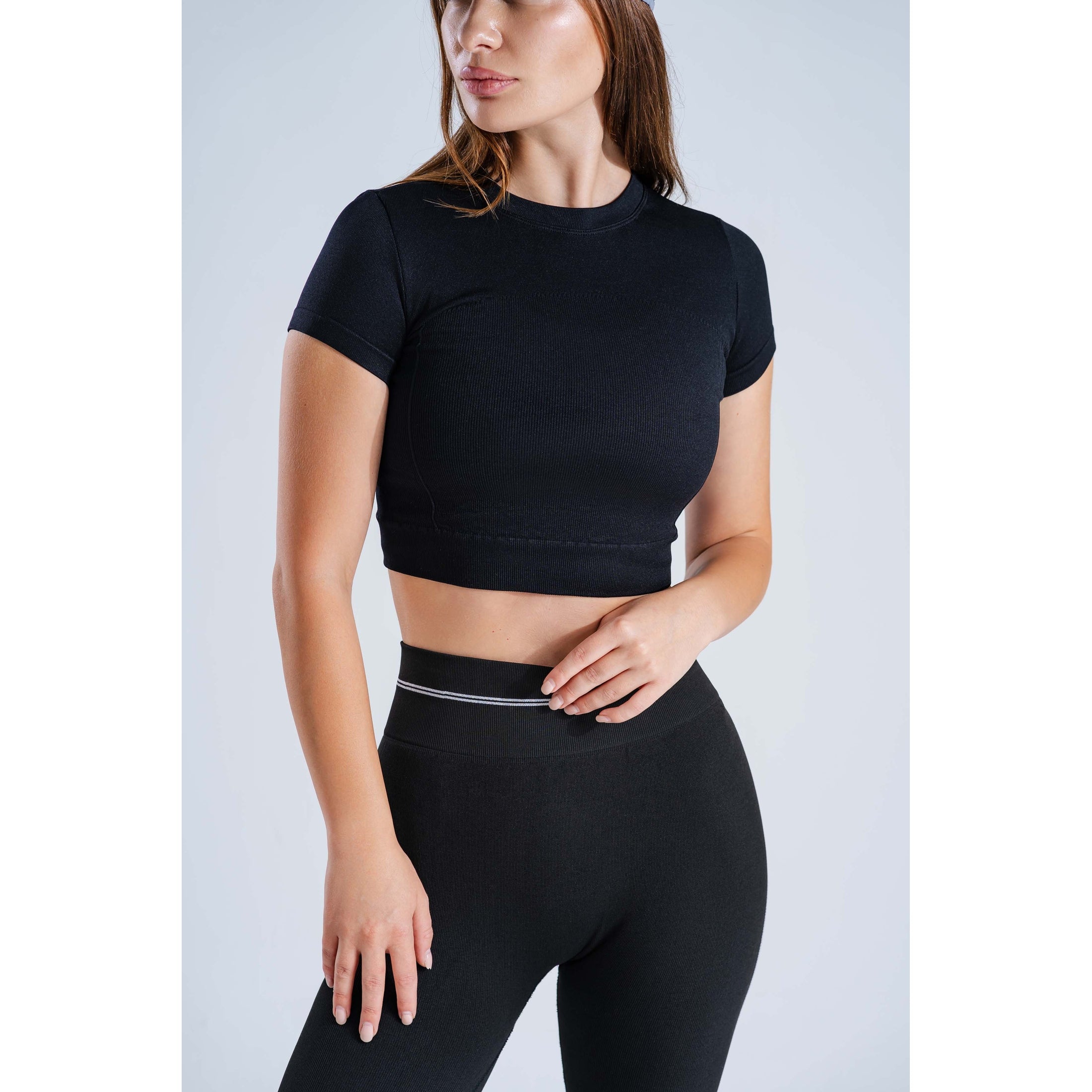 AuraFit Seamless Crop Top