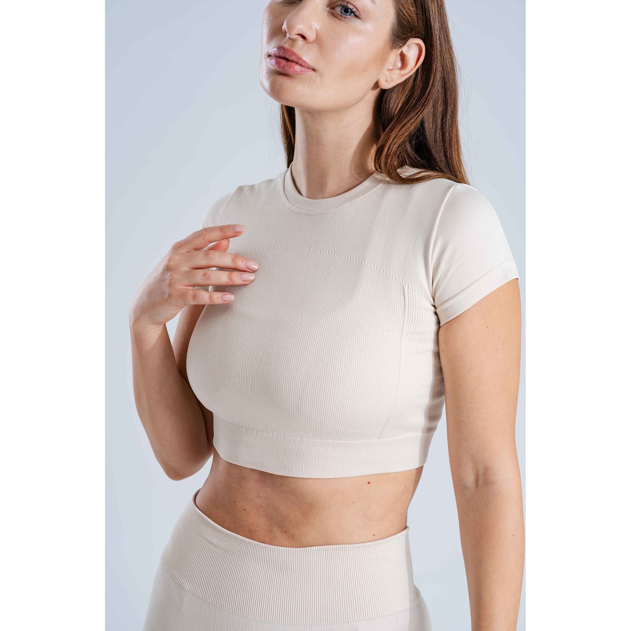 AuraFit Seamless Crop Top