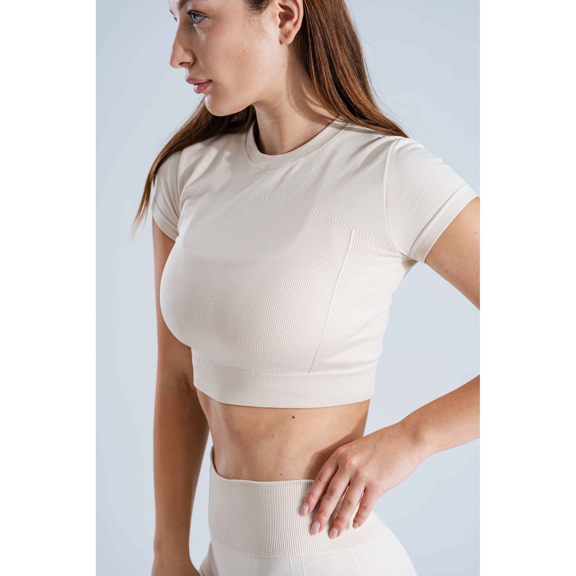 AuraFit Seamless Crop Top