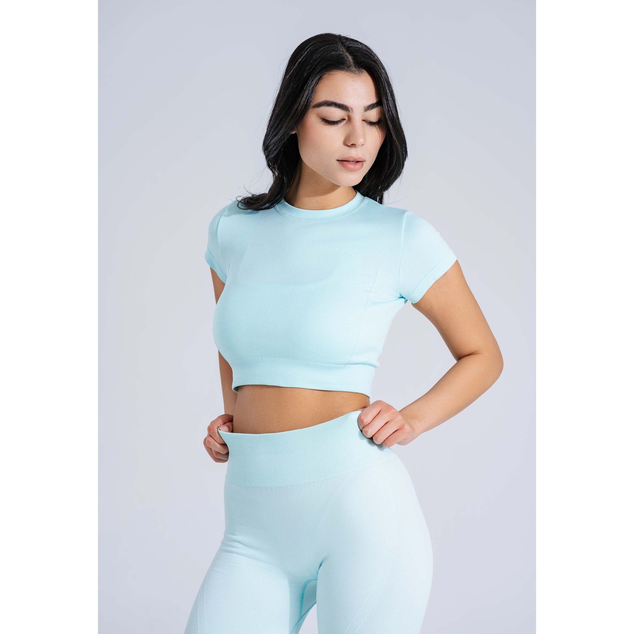 AuraFit Seamless Crop Top