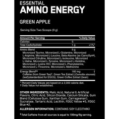 Amino Energy  Pre Workout Energy Powder - Green Apple 30 Servings (270 Grams)