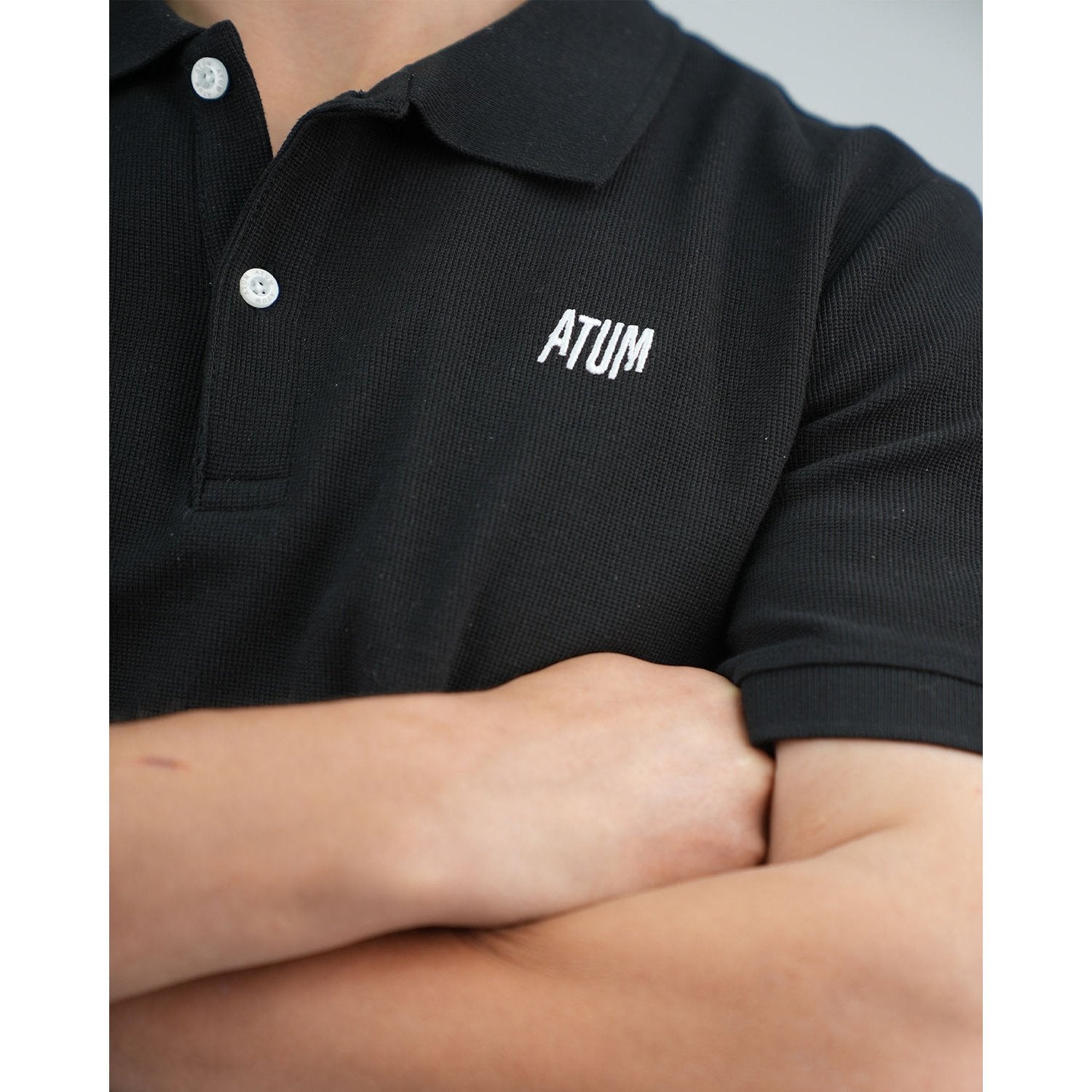 ATUM| Regular Fit Men's Polo T-Shirt - Black