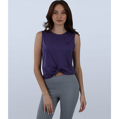 YOGA Twist Cropped Tank Top