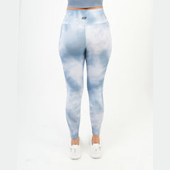 ATUM| Yoga Printed Women's Leggings - Blue