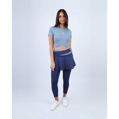 Twisted Short Sleeves Women's Crop Tee