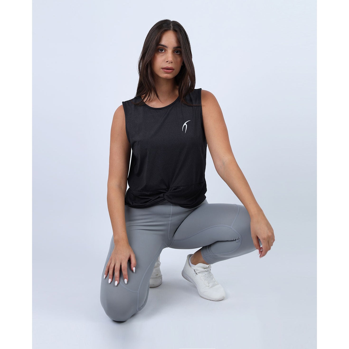 YOGA Twist Cropped Tank Top